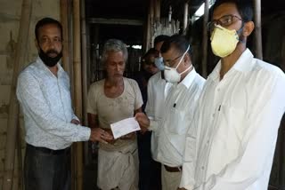 ETV News Impact: Dr Basanta Baishya stands near nalbari poor family