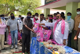 Groceries Distribution By Gongidi Mahender Reddy