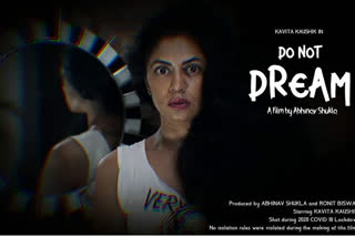 Kavita Kaushik shoots a horror short film at home