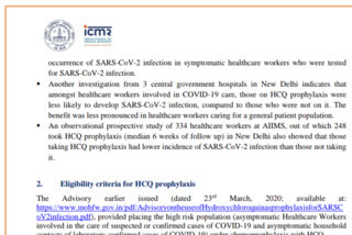 હાઇડ્રોક્સિક્લોરો ક્વિનાઇનનો ICMRએ રિપોર્ટ જાહેર કર્યો