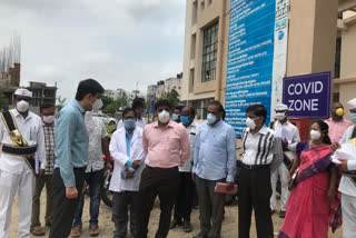 collectore nivas visited district saroajani hospital