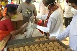 laddu sales in eluru west goadavari district