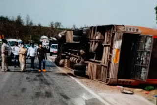 bus accident in ranchi