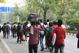 MLA Brindarmeet Singh helped the migrant workers