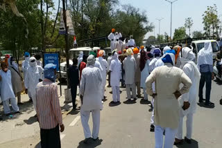 ratia farmers protested against haryana govt