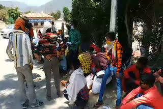 labourers in lockdown srinagar updates, लॉकडाउन में फंसे मजदूर श्रीनगर समाचार