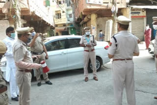 Joint CP and DCP congratulated Jama and Medina Mosque area people on Eid