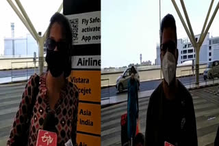 passengers reaction on IGI airport