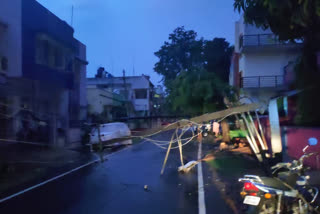 Heavy rain at Mysuru