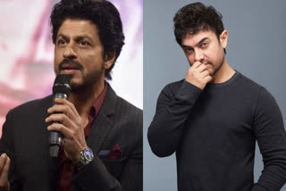 SRK aamir khan Eid wish, ETVbharat