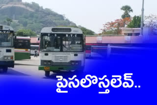 less income from rtc in warangal region