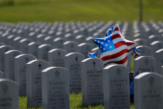 Watch: Visitors honor military lives lost on Memorial Day