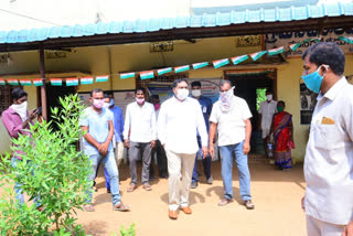 minister errabelli dhayaker rao visited in mahaboobabad