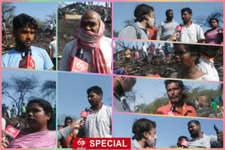 Nothing left, burning everything, affected by ETV India shared their pain