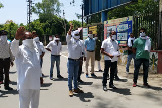 विश्नोई समाज ने किया प्रदर्शन, Vishnoi society demands CBI investigation, Vishnoi society protest in bhilwara