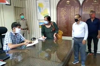 Councilor submitted a memorandum to DC regarding the demands of Thanehra ward