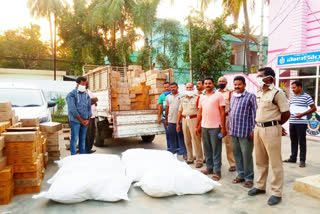 gutka packets seized at srikakulam