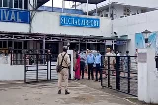 First flifgt carrying assamese passenger staying other state reached Silchar Airport