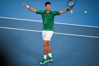 star tennis player Novak Djokovic