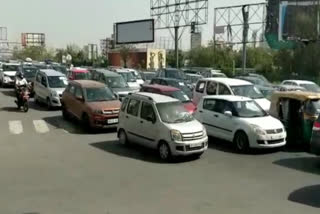 Ghaziabad traffic continue during lokdown