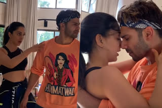 varun dhawan shares cover dance rehearsal with kiara advani