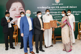 Tamil Nadu Government signs 17 investment MoUs worth Rs 15,128 cr