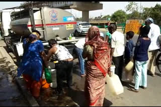 People of Rohtash Nagar forced to face water shortage