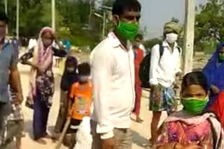 people come out from quarantine center in yadgir