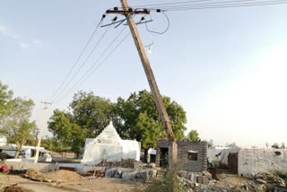 Jscom warned villegers not repairing dilapidated power pole