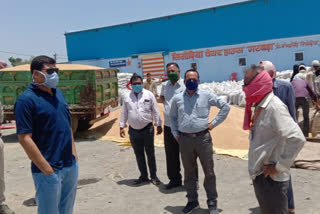 SDM inspected the procurement centers of Baroda region