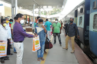 from krishnagiri hosur railway station 1589 migrants reached bihar