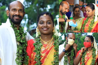 Gokulan Wedding  Actor Gokulan Marriage with Dhanya  'ജിംബ്രൂട്ടന്‍' വിവാഹിതനായി  പുണ്യാളന്‍ അഗര്‍ബത്തീസ്  നടന്‍ ഗോകുലന്‍ വിവാഹിതനായി