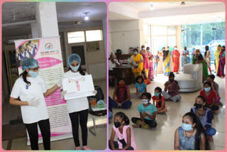 Sanitary pads distributed to girl students