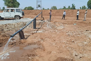 Ranivara news, illegal tubewell excavation