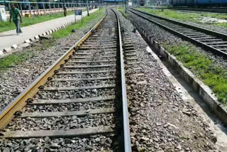 Repair of railway tracks in Raipur