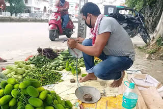 Assamese youth in the vegetable business