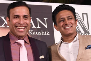 Anil Kumble and VVS Laxman