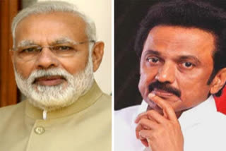 Narendra Modi and M K Stalin