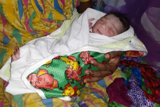 woman gave birth to a baby girl at Orissa-Bangla border