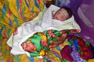 woman gave birth to a baby girl at Orissa-Bangla border