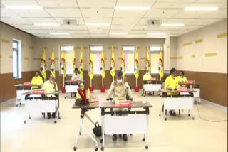 tdp passes political Resolution in mahanadu 2020