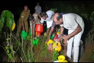 Excise team in Thrissur  trissur news  തൃശൂര്‍ വാര്‍ത്തകള്‍  ചാരായം വാറ്റ്