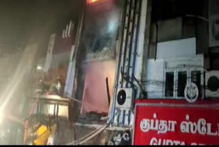 Fire breaks out at textile store near Meenakshi Temple