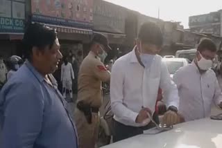 500 rupees challan for not wearing mask and spitting public place in karnal