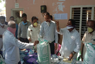 mla sandra venkata veeraiah distribution jeelugu seeds in kammam district