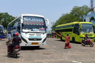 After lockdown a private bus rolled from Baripada to Bhubaneswar