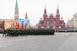 russia victory day, russia victory day parade, victory day parade rehearsal, russia president vladimir putin, ଋଷିଆ ବିଜୟ ଦିବସ, ଋଷିଆ ବିଜୟ ଦିବସ ପରେଡ, ବିଜୟ ଦିବସ ପରେଡ ଅଭ୍ୟାସ, ଋଷିଆ ରାଷ୍ଟ୍ରପତି ଭ୍ଲାଦିମିର ପୁଟିନ