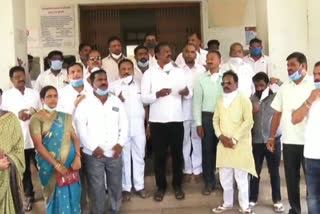 Congress protests against revenue revision by Davanagere Administration