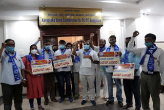 Dalit organizations protest that BBMP