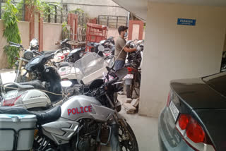 Delhi's Bindapur police station sanitized